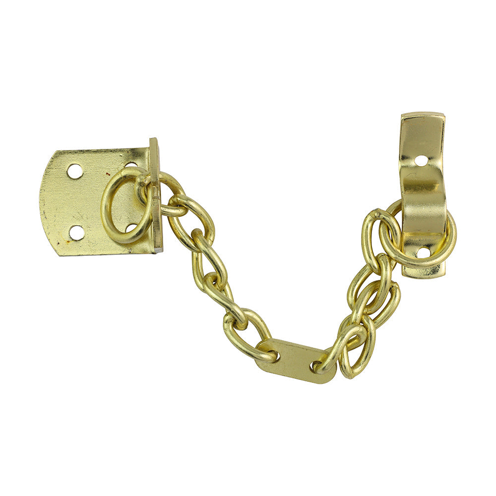 Security Door Chain Electro Brass - 44mm