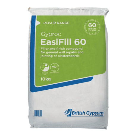 British Gypsum Easi-Fill 60 Two Coat Joint Filler (10kg)