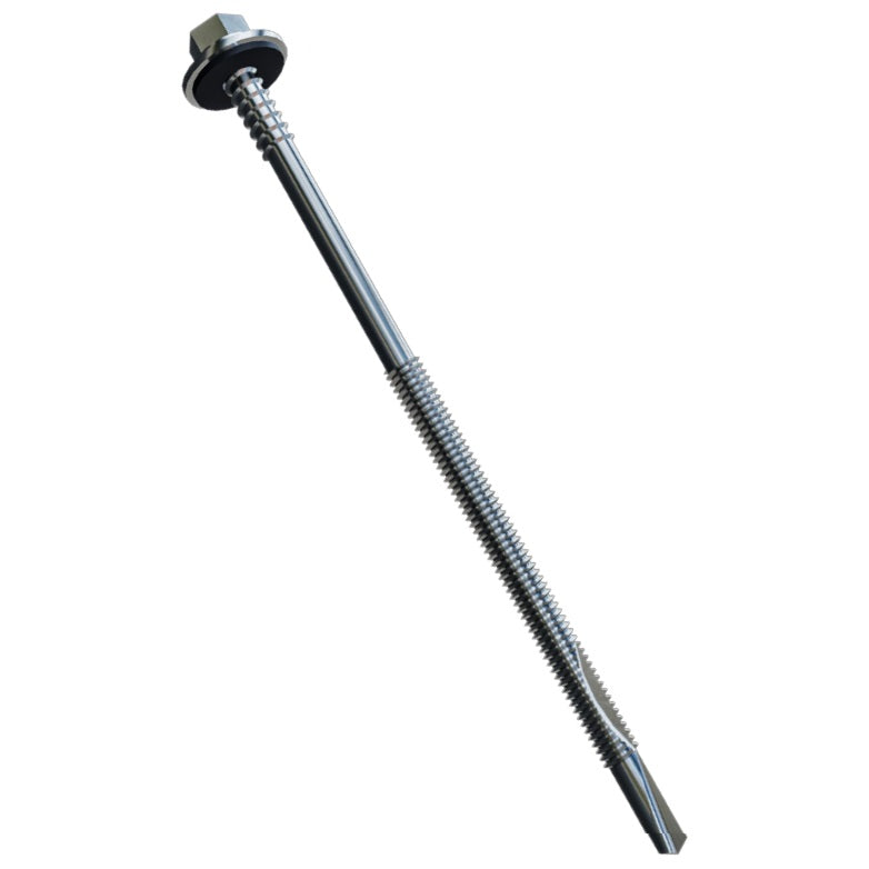 Evolution Bi-Metal Hex Head Tek 5 Composite Panel Fastener with 16mm Aluminium Washer