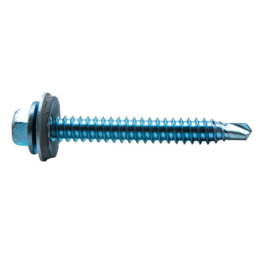 Evolution A2 Bi-Metal Stainless Steel Hex Head Tek 2 Stitching Screw with 16mm Bonded Washer