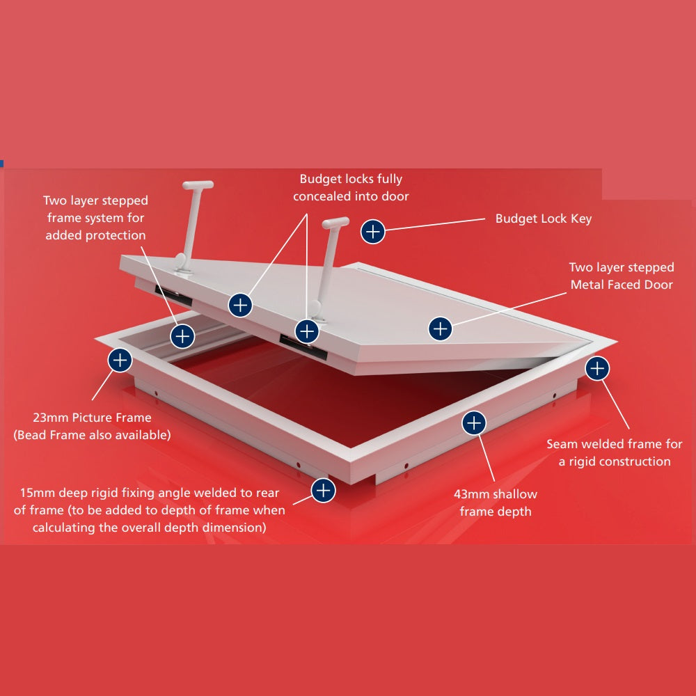 2Hr Fire Rated Access Panel - Picture Frame