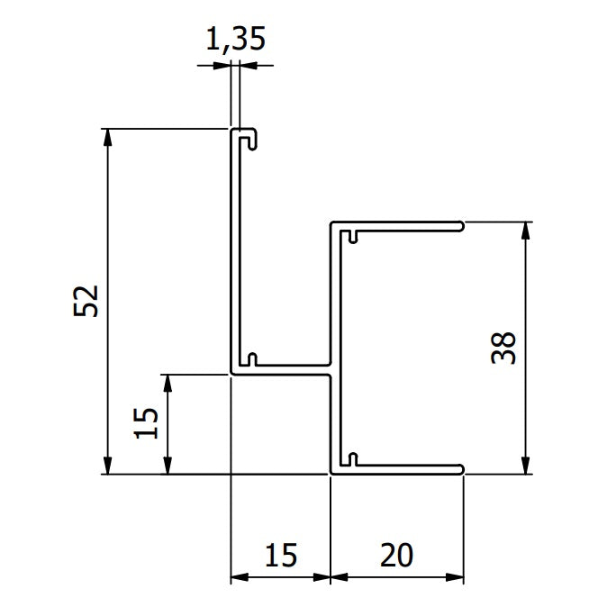 Shadow Gap Channel Trim (Type SC)