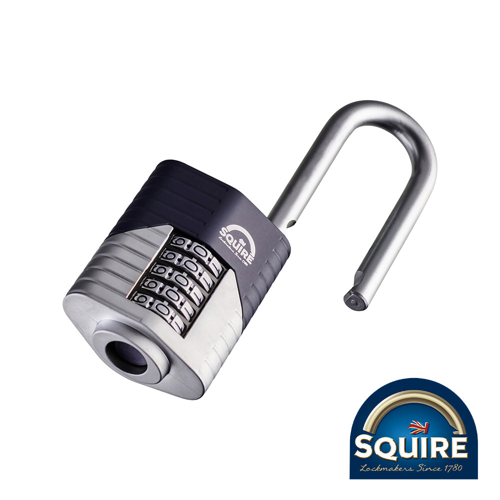 Squire Vulcan Combination Padlock - Boron 2.5" Long Shackle - 40mm