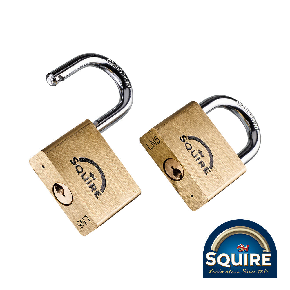 Squire Premium Brass Lion Padlock - Keyed Alike - 40mm