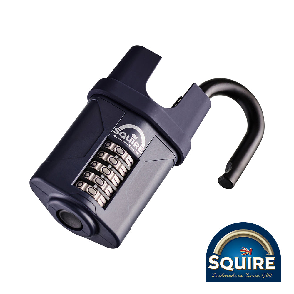 Squire Combination Padlock - Steel Closed Shackle - 40mm