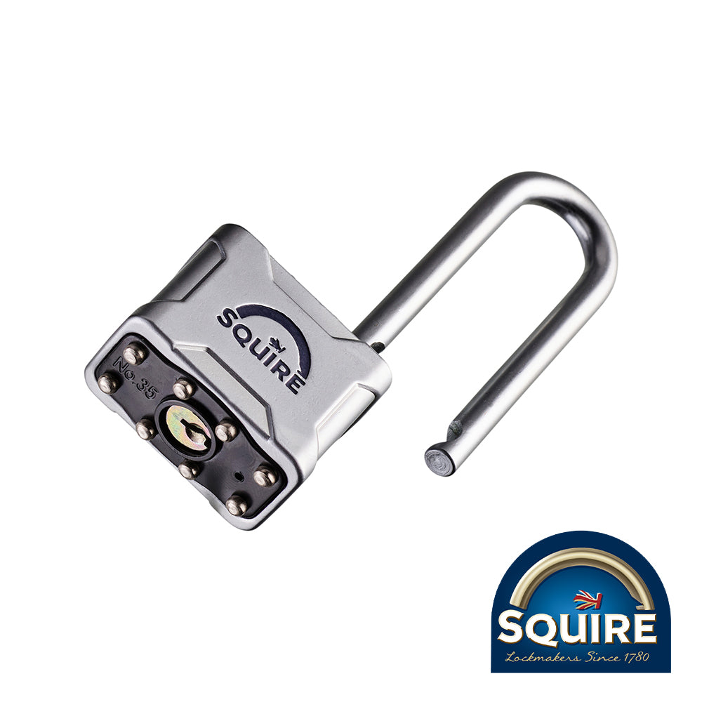 Squire Vulcan Padlock - 2.5" Long Shackle - 40mm