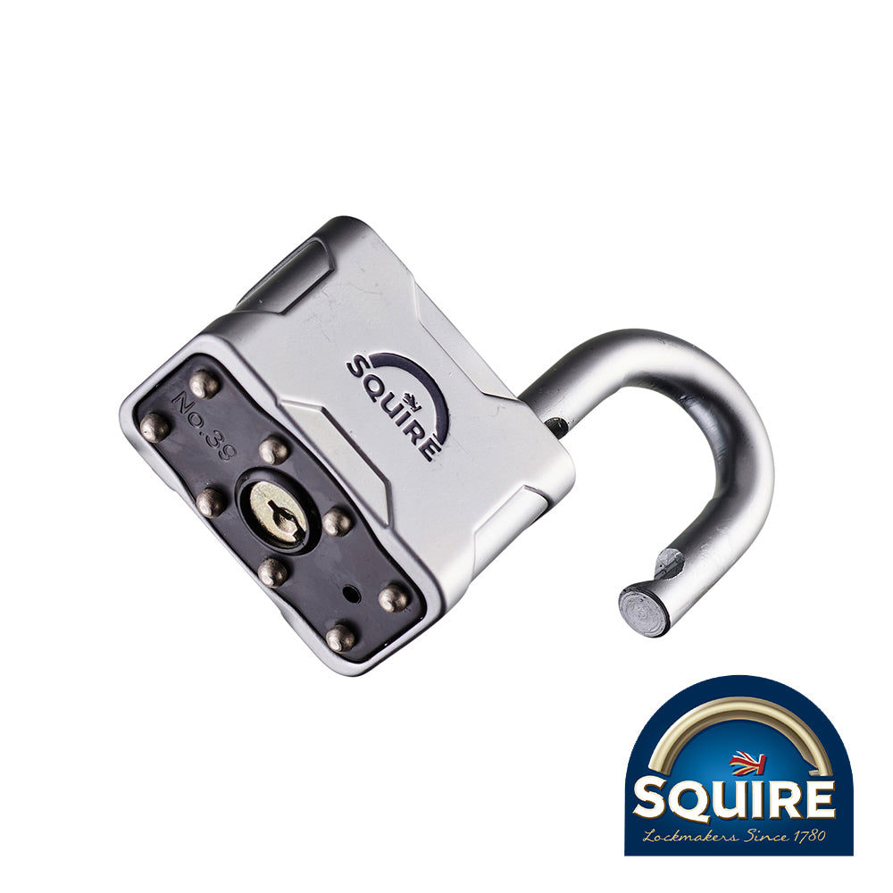 Squire Vulcan Padlock - Open Shackle - 40mm