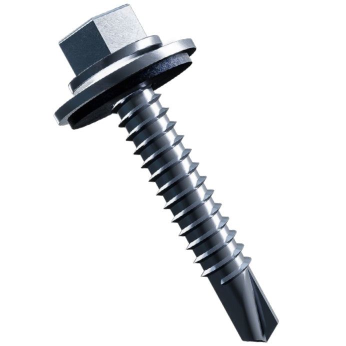 Evolution Hex Head Tek Screws for Light Steel With 19mm Washer