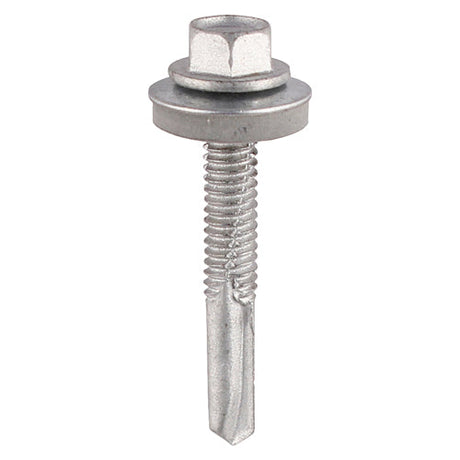 5.5 x 100mm - Evolution Hex Head Heavy Section Tek Screws with Bonded Washer