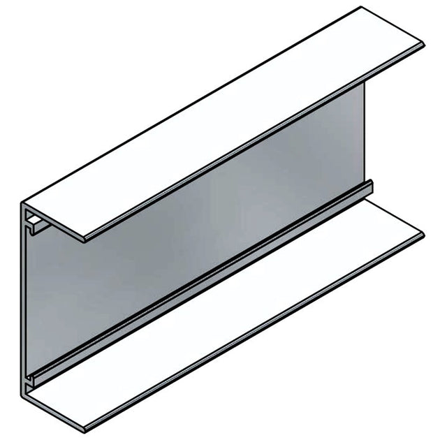 50mm Upstand Perimeter Trim - RAL9010 (White) - 3m Length