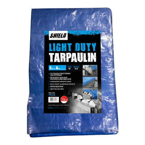 Light Duty Tarpaulin Blue