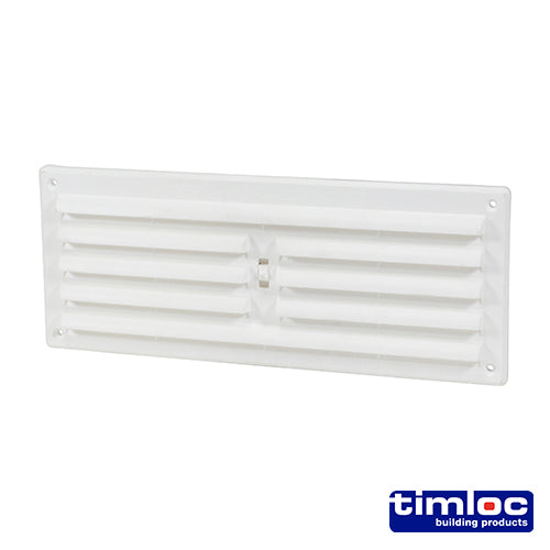 Timloc Hit and Miss Grille Vent White - 242 x 89mm