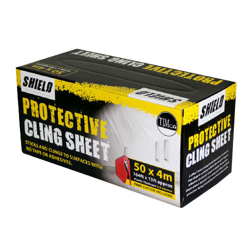 Protective Cling Dust Sheets - 50m x 4m