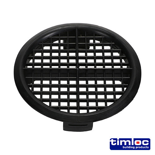 Timloc Push-in Soffit Vent Black -  70.0