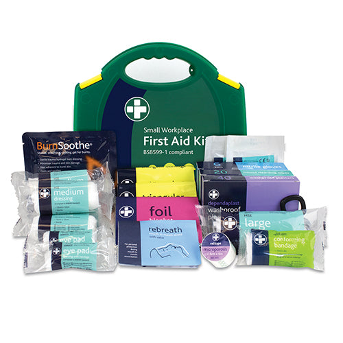 Workplace First Aid Kit British Standard Compliant - Small