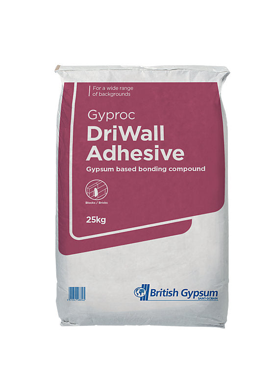 British Gypsum Driwall Adhesive (25kg)