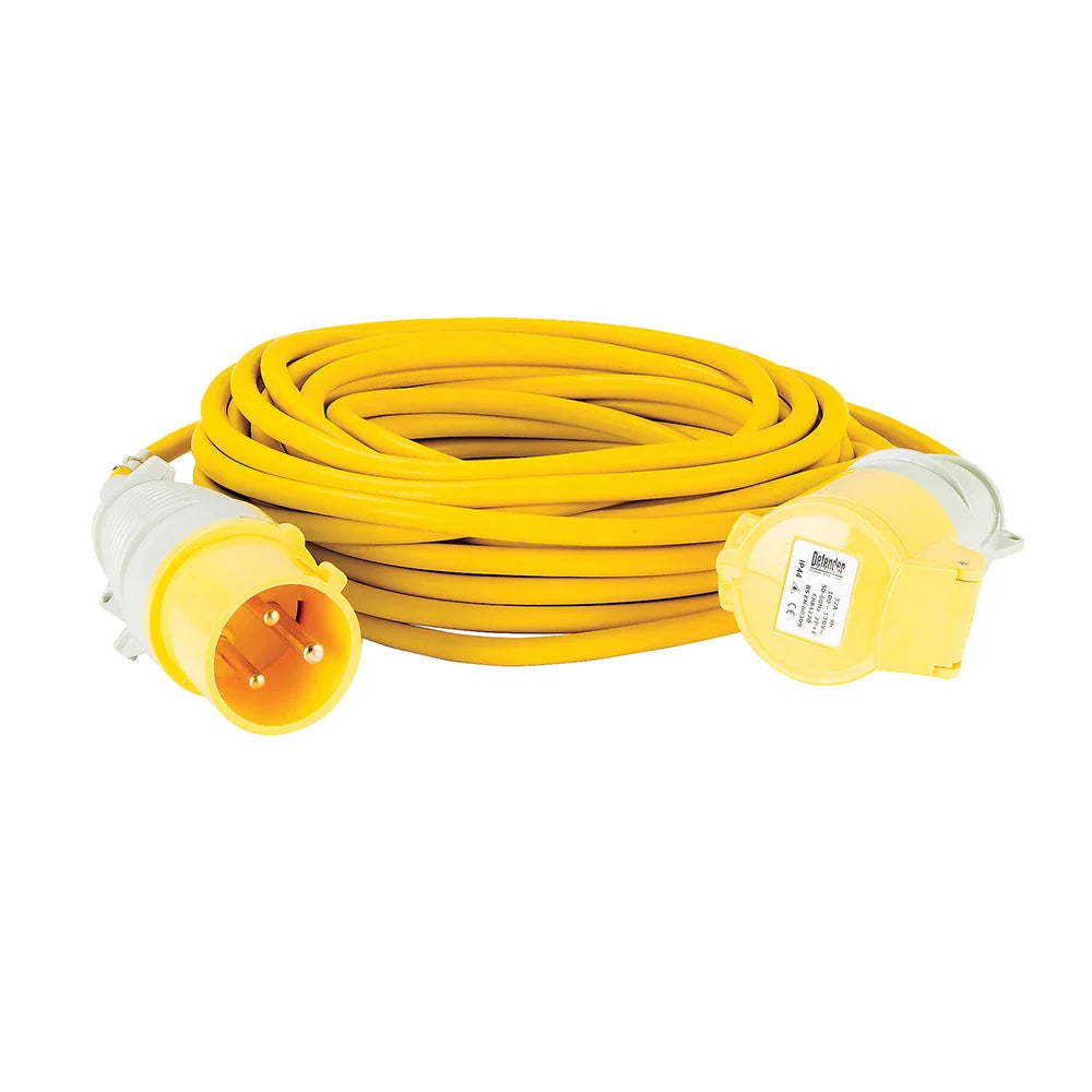 Defender Extension Lead Yellow 2.5mm2 32A 14m