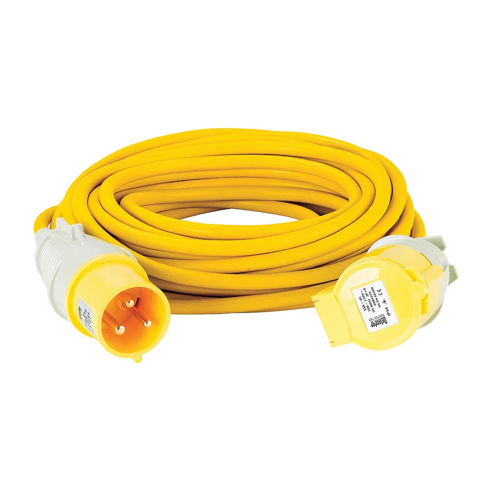 Defender Extension Lead Yellow 4mm2 32A 14m