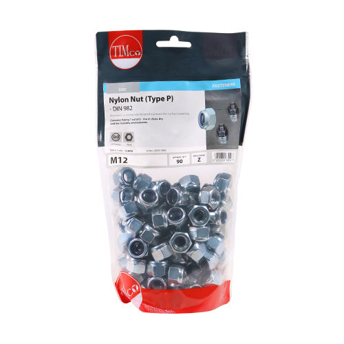 Nylon Nut DIN 982 - BZP