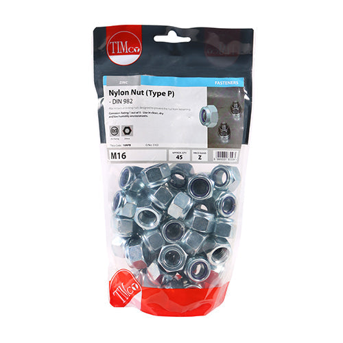 Nylon Nut DIN 982 - BZP