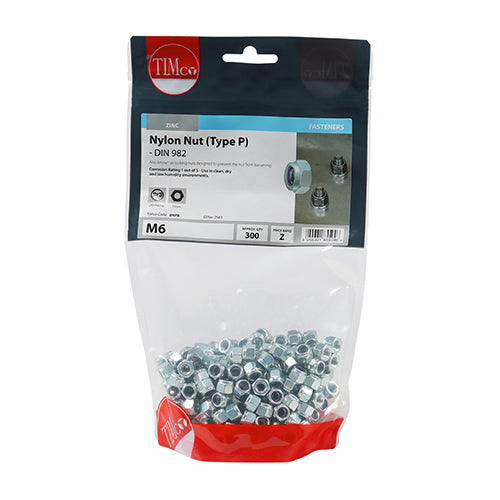Nylon Nut DIN 982 - BZP