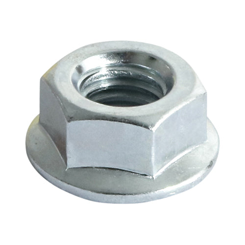 Hex Flange Nut DIN 6923 - BZP