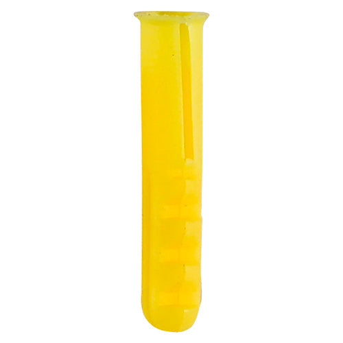 Timco Yellow Plastic Plugs - 25mm