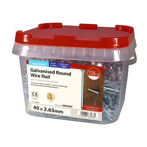 Round Wire Nail - Galvanised