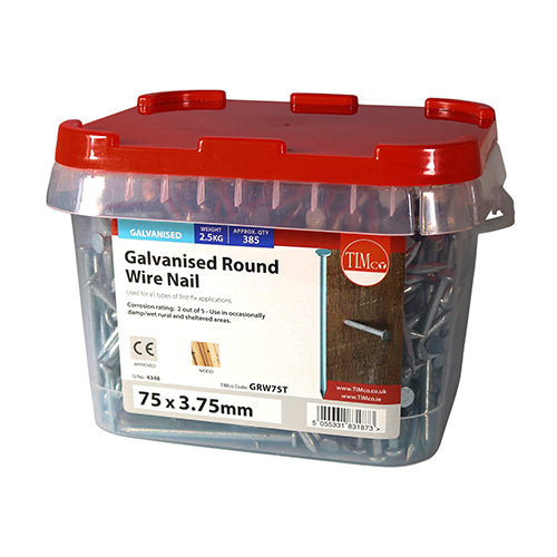 Round Wire Nail - Galvanised