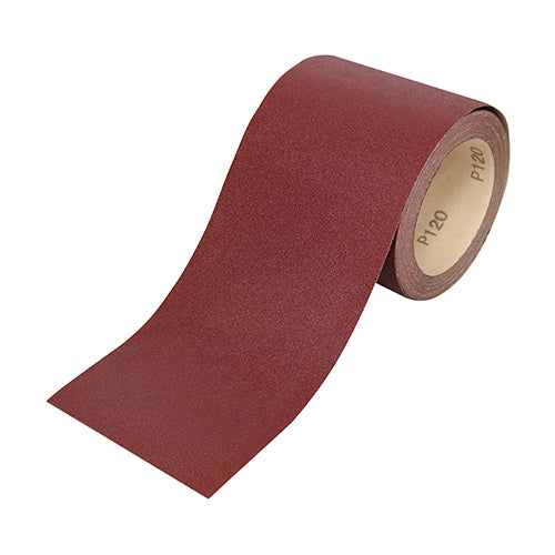 Sandpaper Roll 80 Grit Red - 115mm x 10m