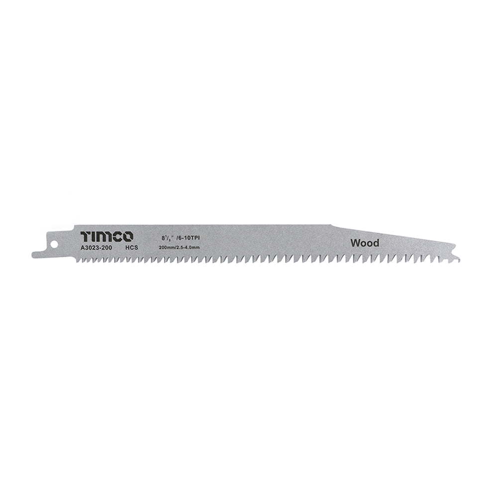 Timco Reciprocating Saw Blades Wood Cutting High Carbon Steel - S2345X