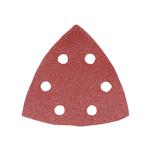 Delta Sanding Pads 80 Grit Red - 95 x 95mm