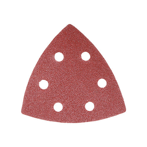 Delta Sanding Pads Mixed Red - 95 x 95mm (80/120/180)