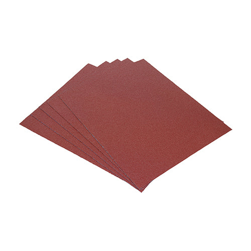 Sanding Sheets Mixed Red - 230 x 280mm (80/120/180)