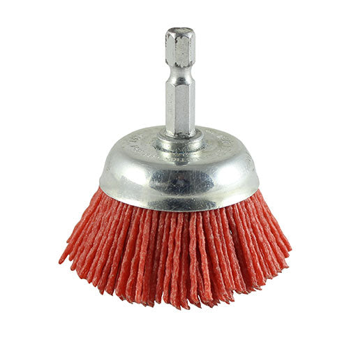 Timco Drill Cup Brush Nylon - 75mm