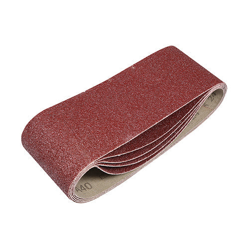 Sanding Belts 40 Grit Red - 75 x 457mm