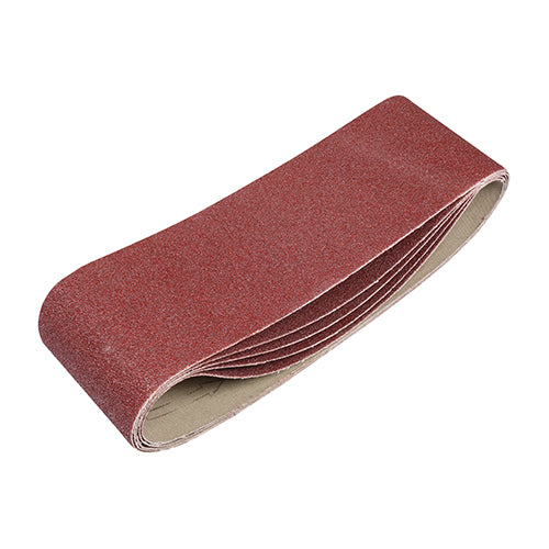 Sanding Belts 80 Grit Red - 75 x 533mm