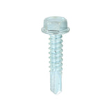 Timco Metal Construction Light Section Screws - Hex - Self-Drilling - Zinc