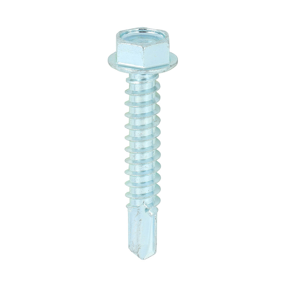 Timco Metal Construction Light Section Screws - Hex - Self-Drilling - Zinc