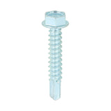 Timco Metal Construction Light Section Screws - Hex - Self-Drilling - Zinc