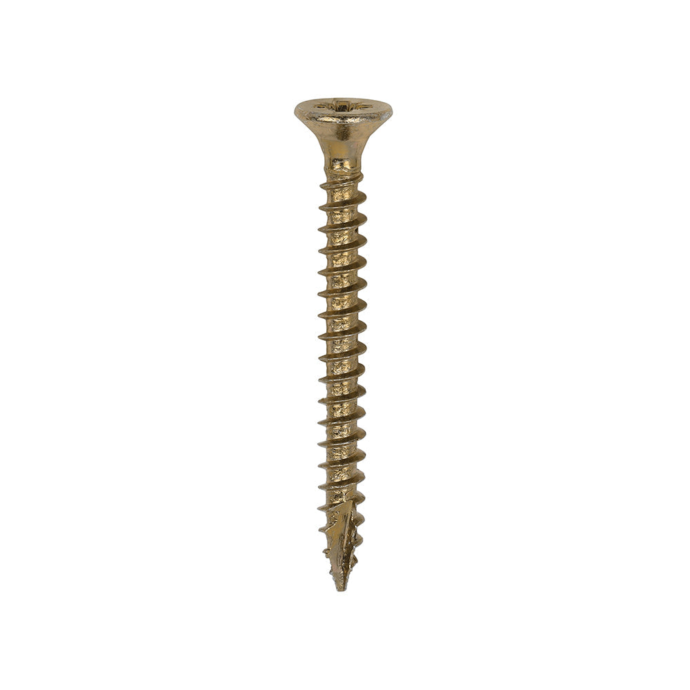 Timco Classic Multi-Purpose Screws - Countersunk - Gold