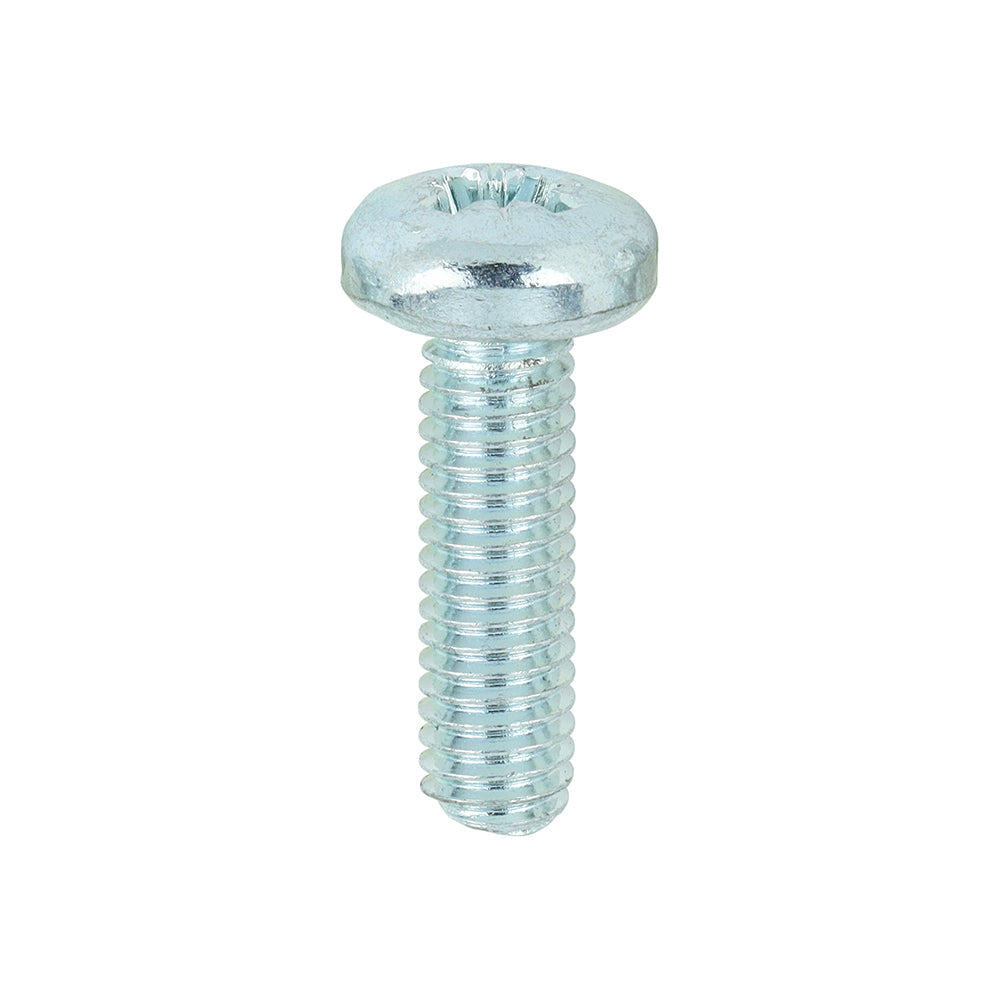 Pozi Pan Machine Screws - Zinc