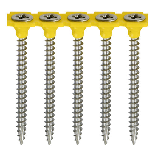 Timco Collated Classic Multi-Purpose Countersunk Woodscrews - A2 Stainless Steel