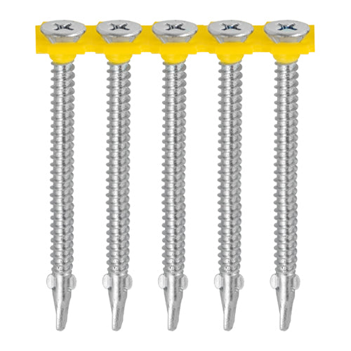 Timco Collated Timber to Light Section Screws - Countersunk - Wing-Tip - Self-Drilling - Exterior