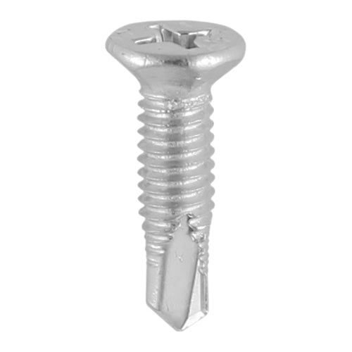 Window Fabrication Screws Countersunk Self-Drilling Point - Stainless Steel