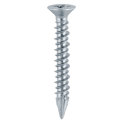 Window Fabrication Screws - Countersunk - PH - High-Low Thread - Slash Point - Zinc