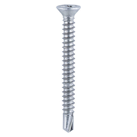 Self Drill PVC Screw CSK - BZP