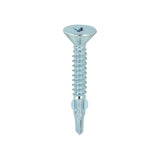 Timco Metal Construction Timber to Light Section Screws - Countersunk - Wing-Tip - Self-Drilling - Zinc