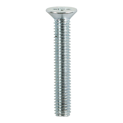 Pozi Countersunk Machine Screws - Zinc