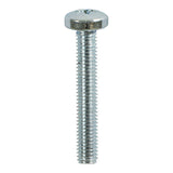 Pozi Pan Machine Screws - Zinc